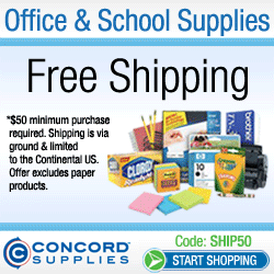 Concord Supplies promo codes and coupons
