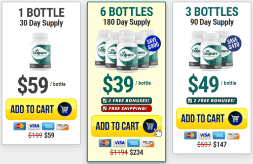 EXIPURE Special Offer up to 80% off