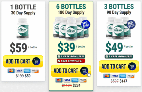 EXIPURE Special Offer up to 80% off